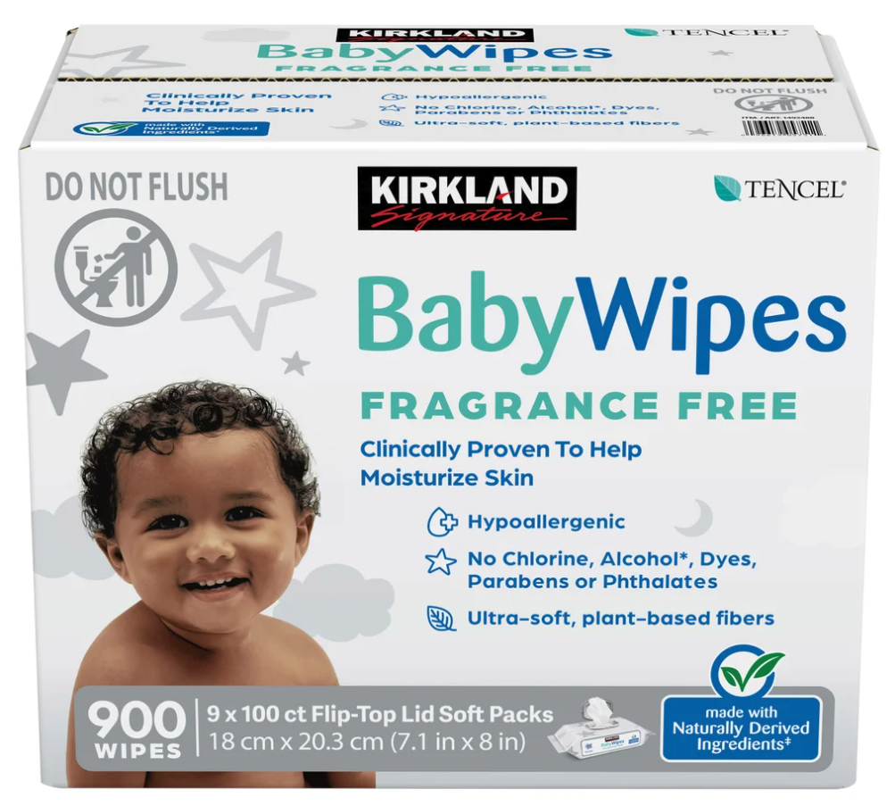 Kirkland Signature Baby Wipes Fragrance Free - $23.99.