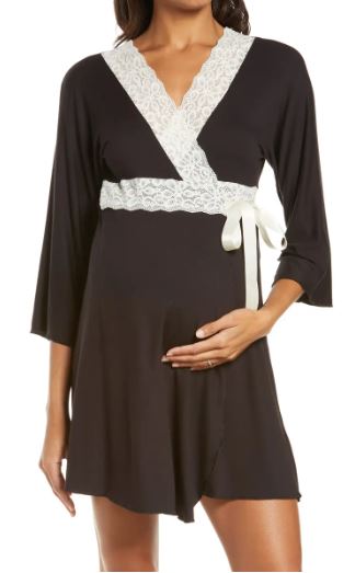 Belabumbum Lotus Lace Trim Robe - $64.00.
