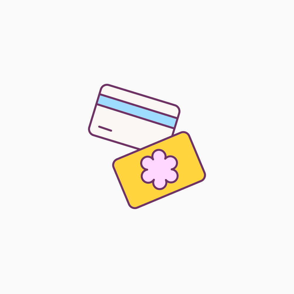 Gift cards.