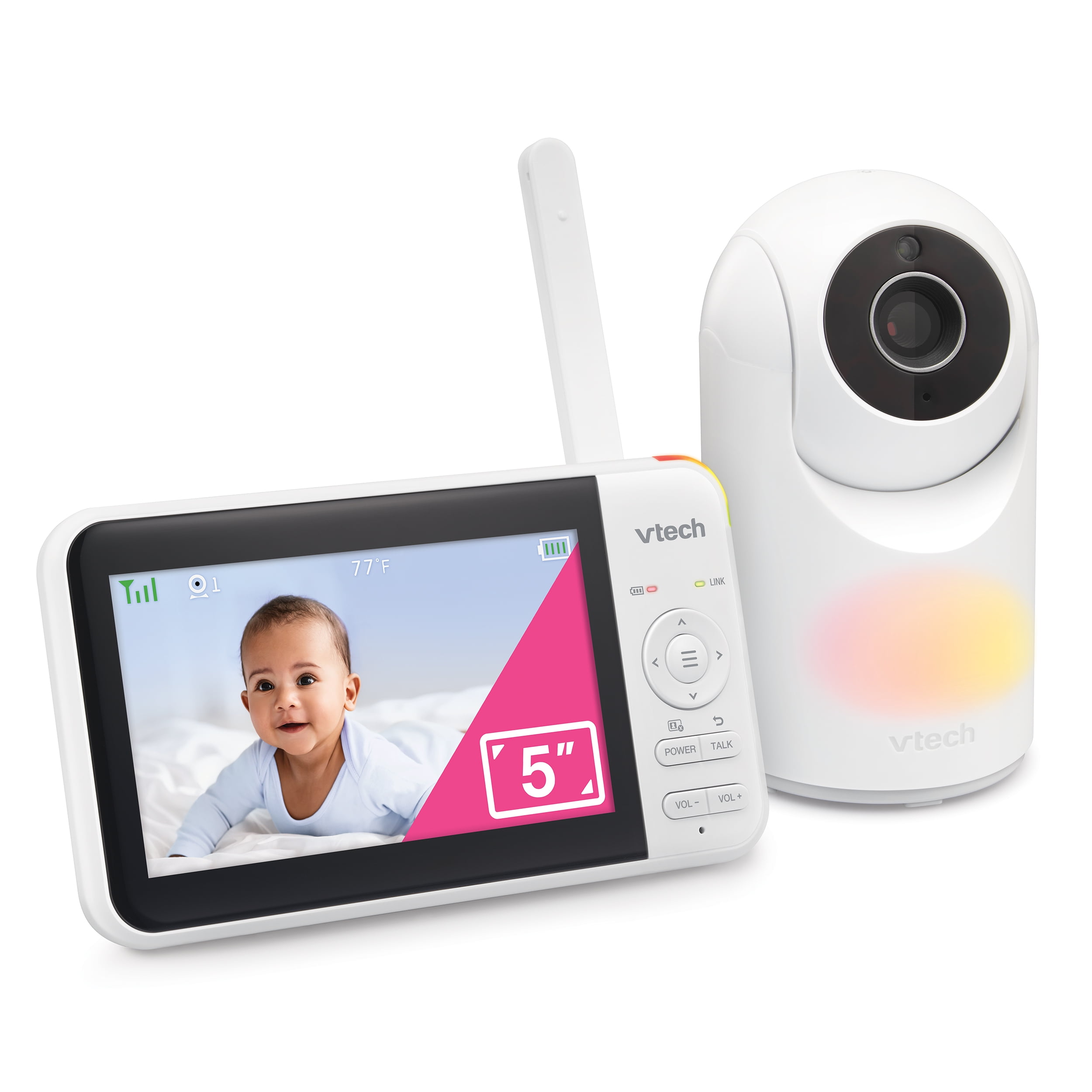VTech VM5267 Video Baby Monitor with 5" Display and Remote Pan & Tilt Camera - $49.97.