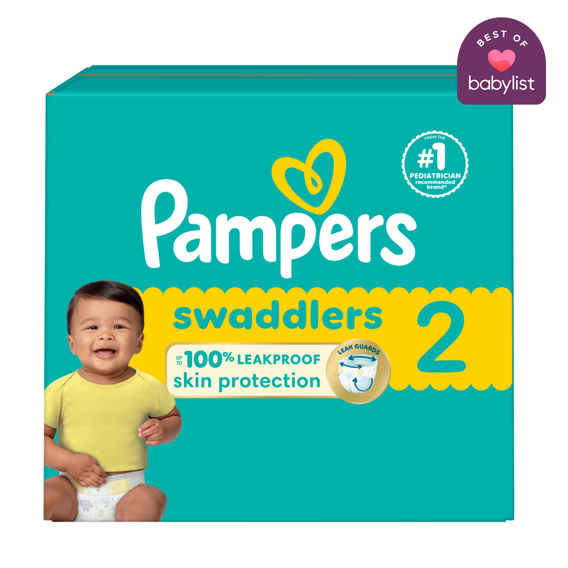 Pampers Pampers Swaddlers - 2 (84 Count) | Babylist Shop
