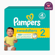 Pampers Swaddlers Diapers, Size 2 (10-22 lbs), 84 Count, Absorbent, Keeps Baby Dry and Comfortable, Skin Safe Disposable Baby Diaper (Packaging May Vary)