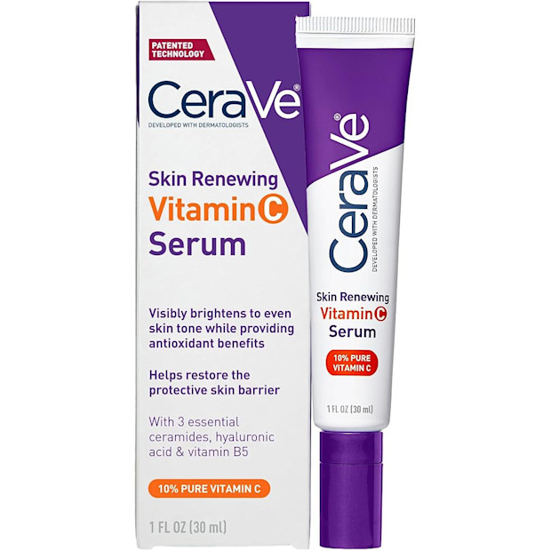 CeraVe Vitamin C Serum with Hyaluronic Acid.