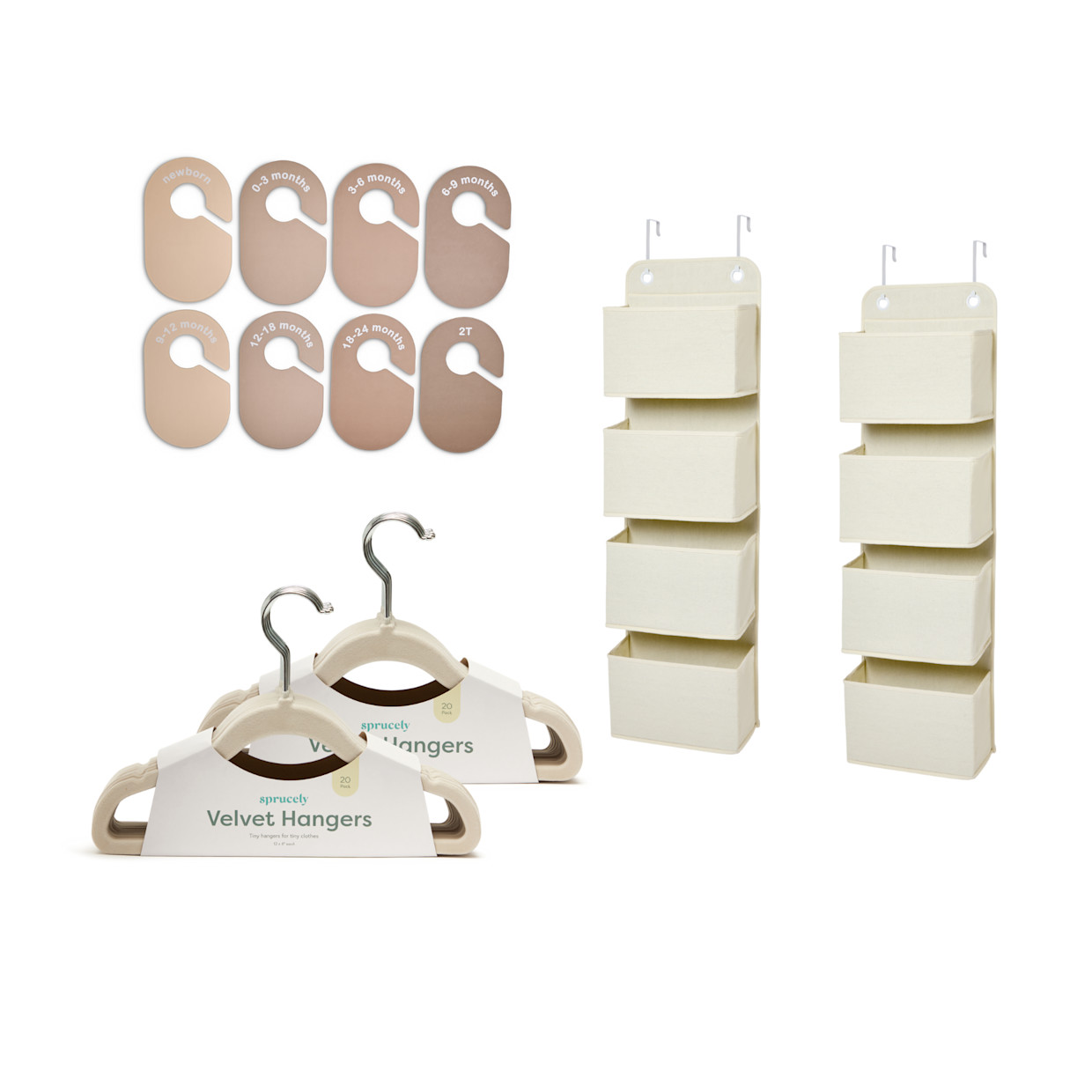 Sprucely Closet Starter Bundle - Oat.