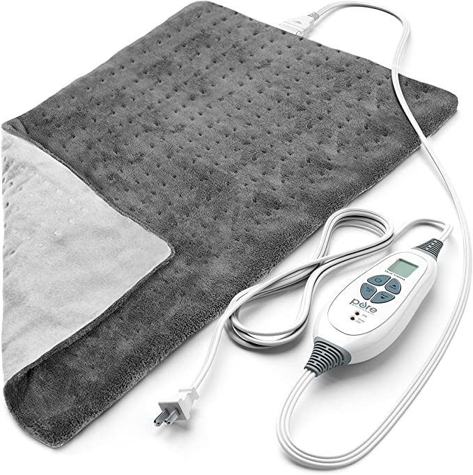 Pure Enrichment XL Heating Pad with 6 InstaHeat Settings.