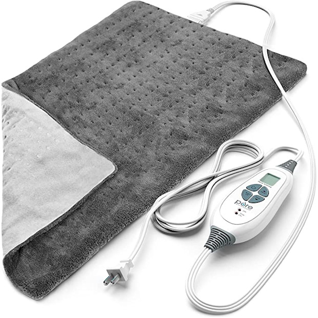 Pure Enrichment XL Heating Pad with 6 InstaHeat Settings.