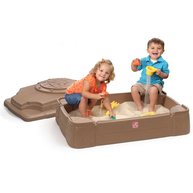 Step2 Play and Store Sandbox With Cover - $48.00.