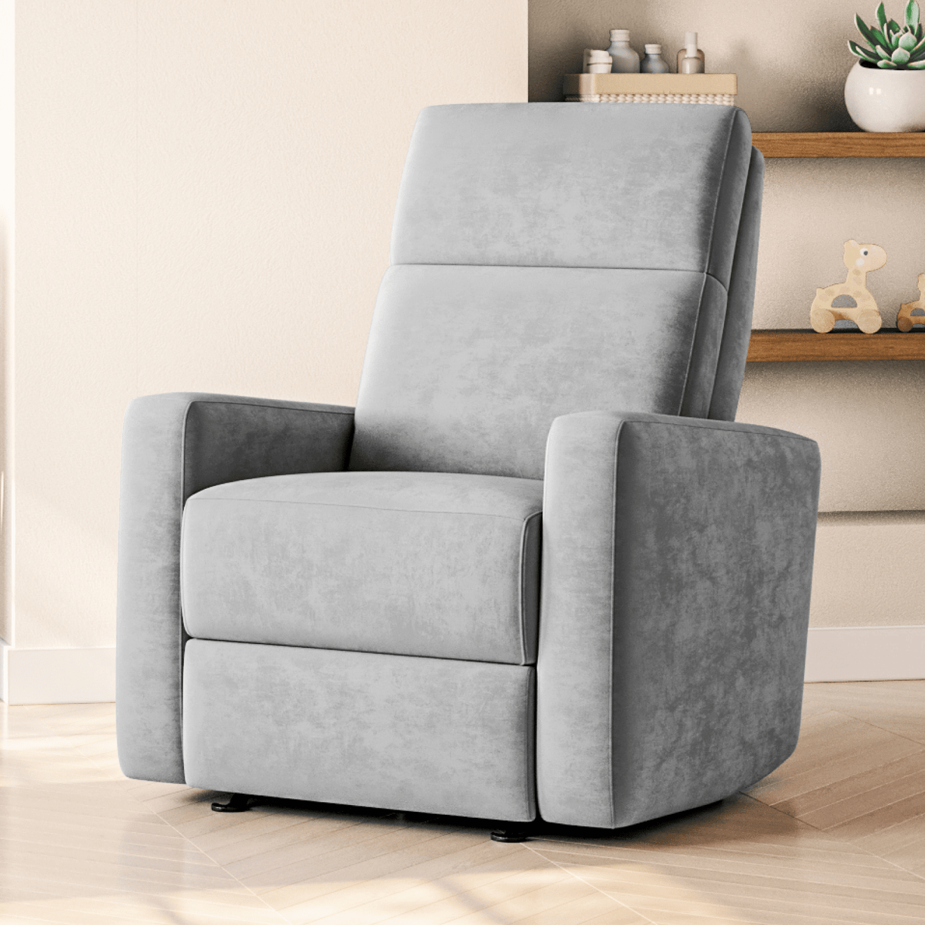 Nurture& Luxury Power Nursery Glider Recliner.