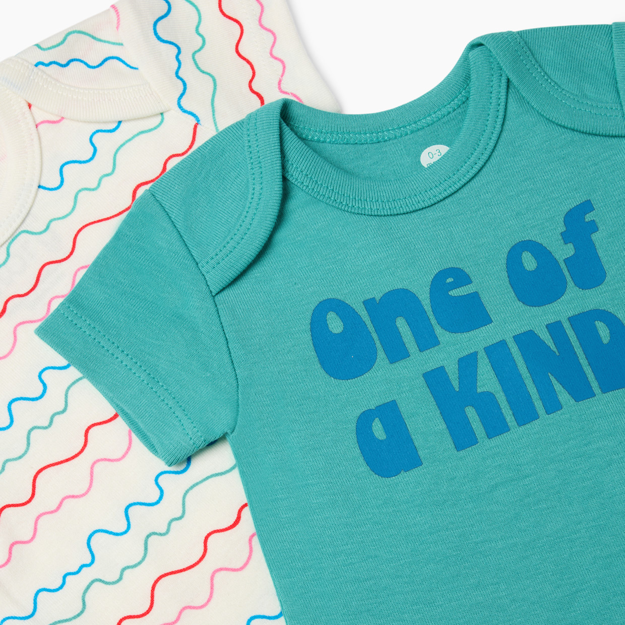 Small Story Organic Cotton Short Sleeve Print Mix Bodysuit (5 Pack) - One Of A Kind, 0-3 M.