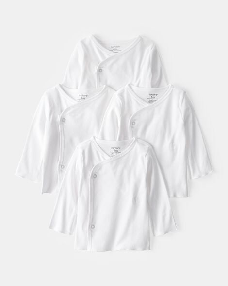 Carter's 4-Pack Side-Snap Tees.