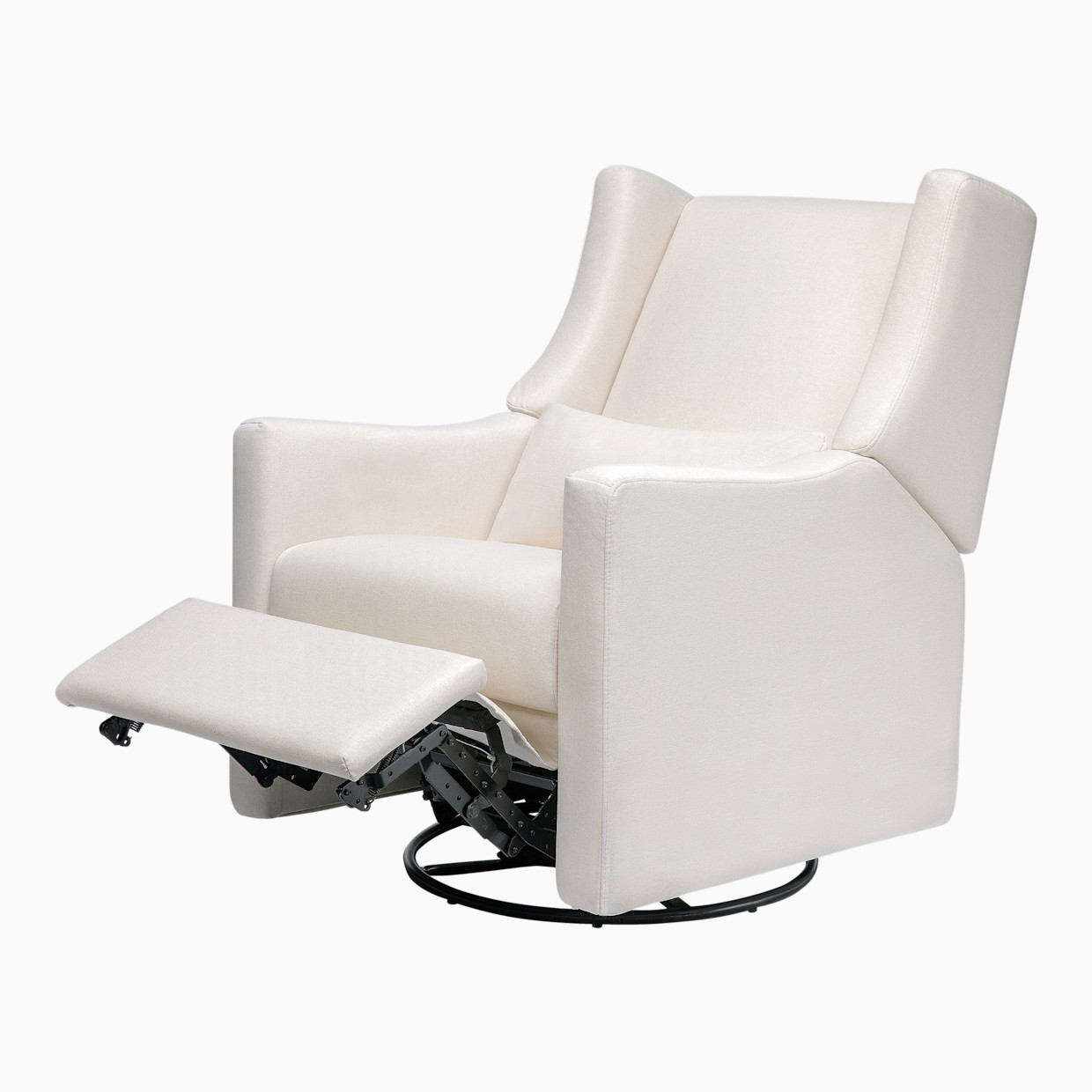 babyletto Kiwi Electronic Recliner and Swivel Glider - Performance Cream Eco Weave.