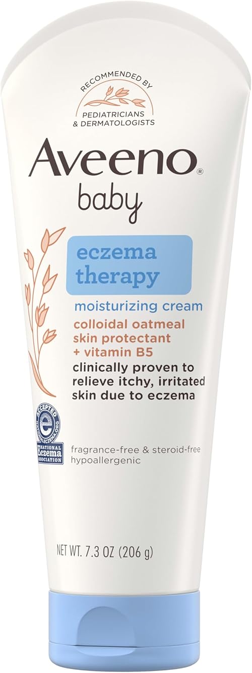 Aveeno Baby Eczema Therapy Moisturizing Cream.