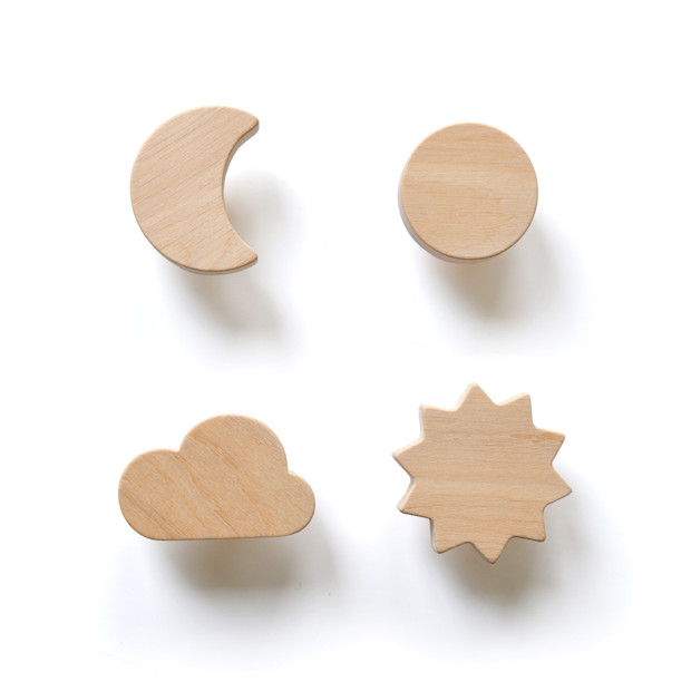 mielasiela Wooden Drawer Knobs.