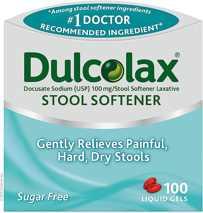 Dulcolax  Stool Softener Laxative Liquid Gel Capsules.