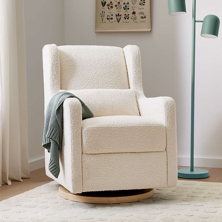 Wally Ivory Boucle Nursery Glider.