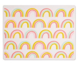 Cloud Island Rainbow Silicone Place Mat - $7.99.