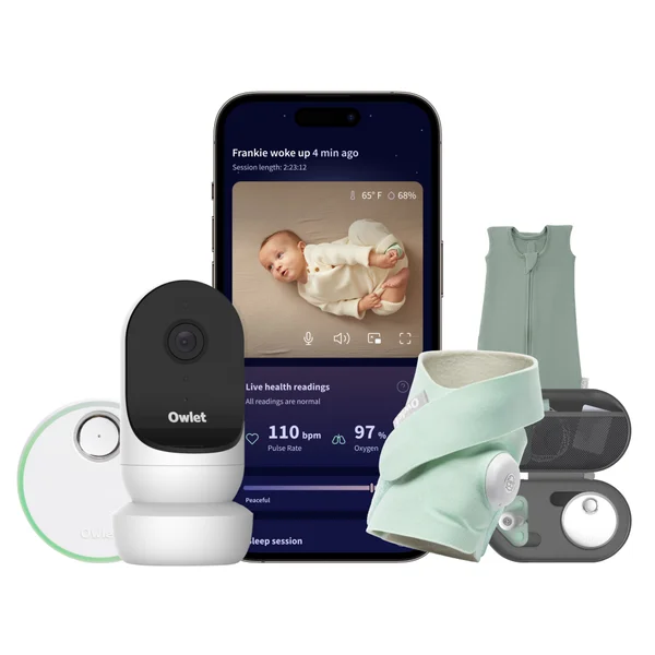 Owlet  Dream Duo 2 Smart Baby Monitor Deluxe Bundle.