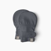 goumikids Viscose Made from Bamboo Cotton Stay-On Mitts, 3-6m Midnight Mitts