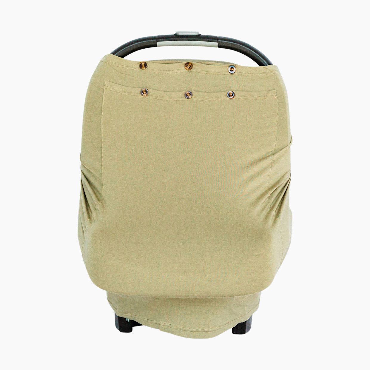 Snuggle Shield LUXE Protection Bamboo Rayon Multi-Use Antimicrobial Air Filtering Infant Cover - Moss Green, Os.