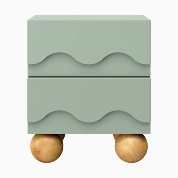 babyletto Lido Wave Assembled Nightstand.