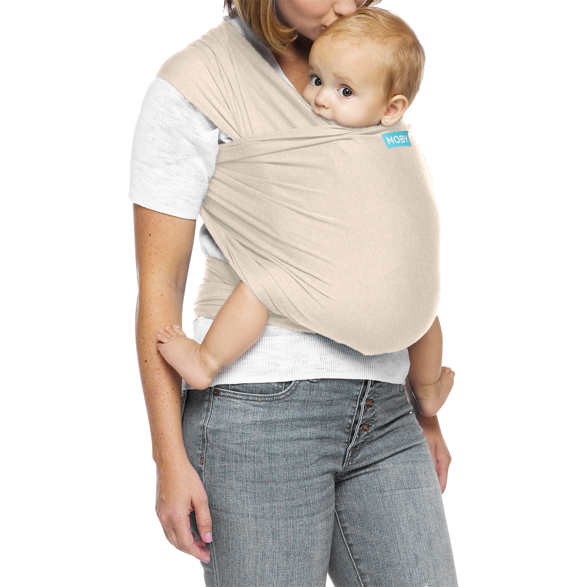 Moby Evolution Wrap Carrier - Almond.