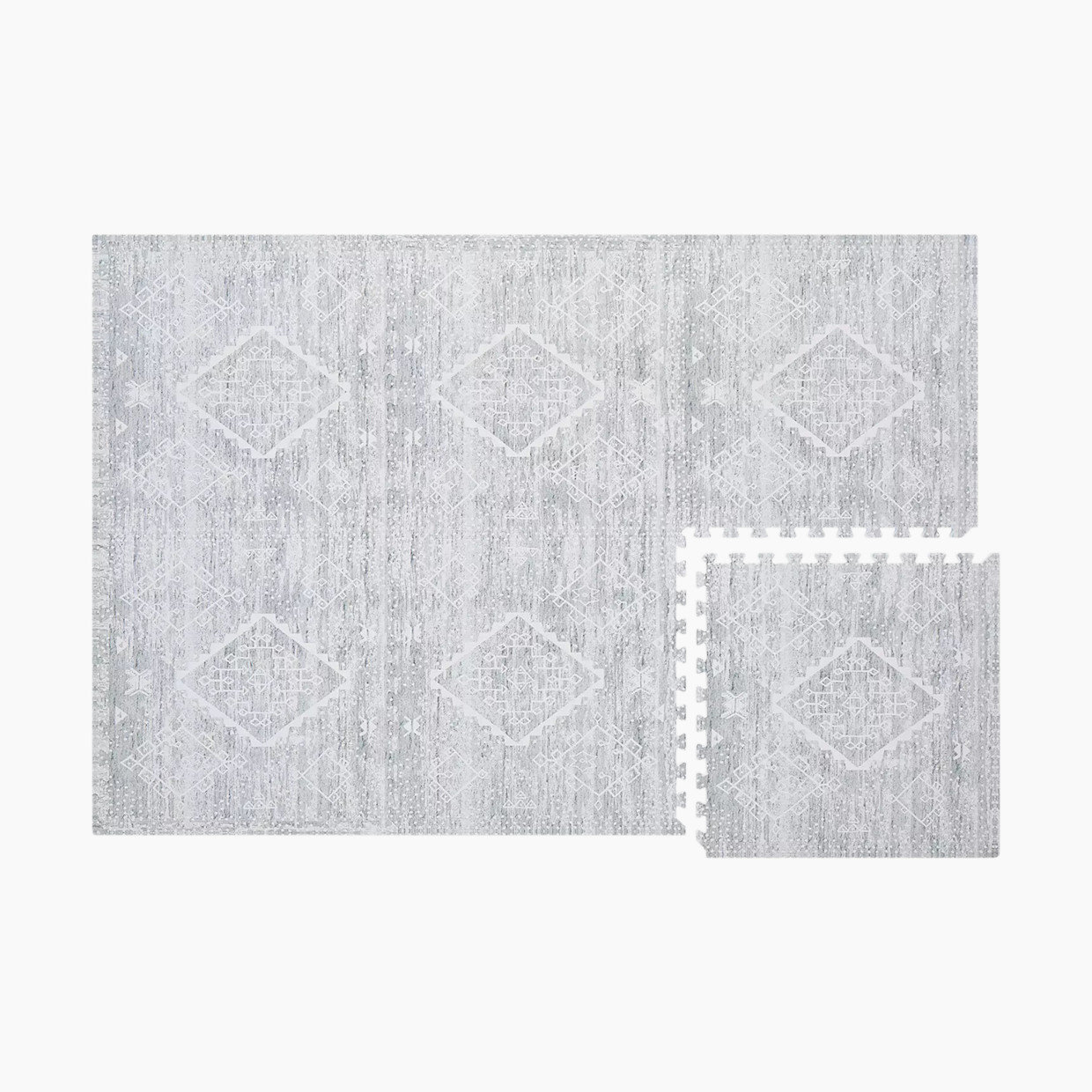 House of Noa Little Nomad Play Mat l Ula - Gray, 4X6.
