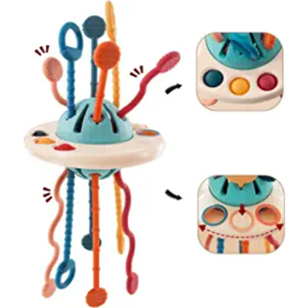 pamexin Silicone Pull String Activity Toy.