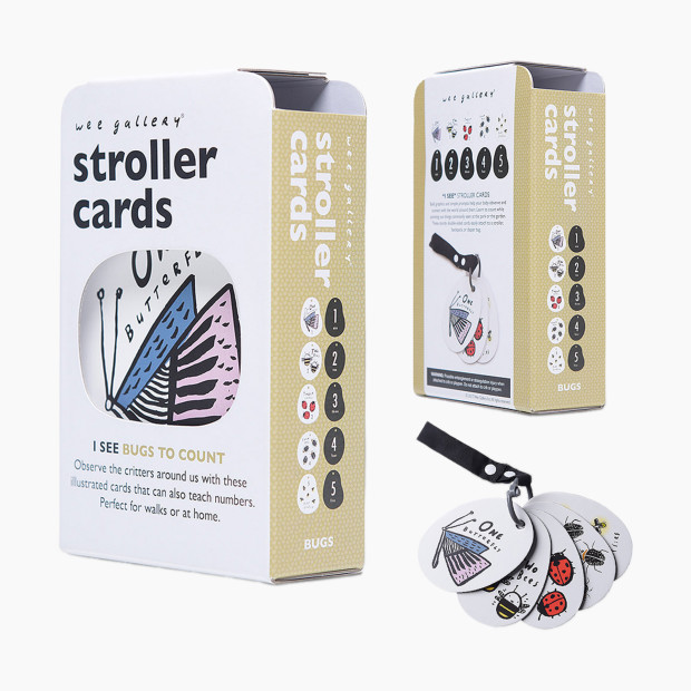 Wee Gallery Stroller Cards - I See Bugs To Count.