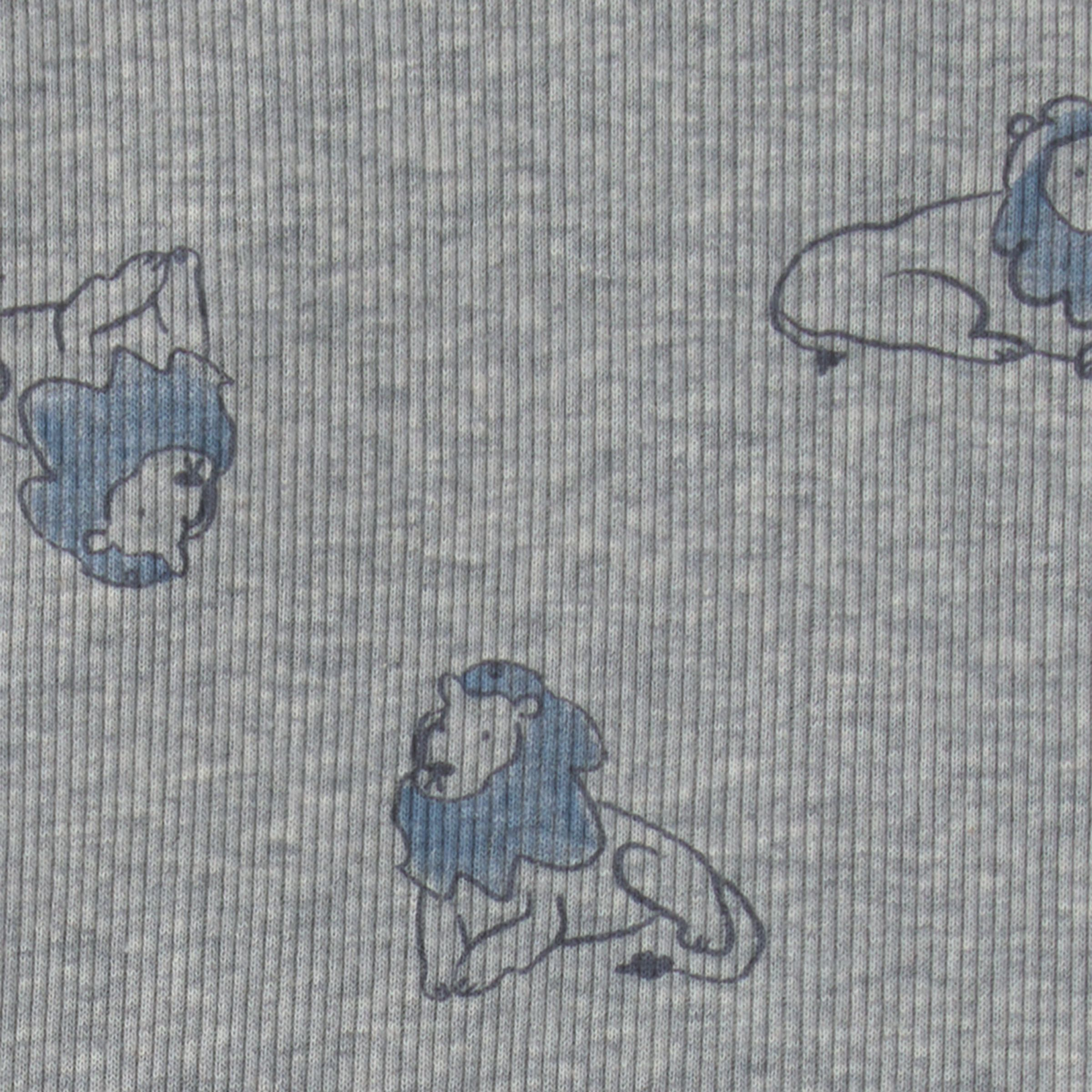 Carter's Bodysuit & Pant Set Outfit Set - Gray Lion, Nb.