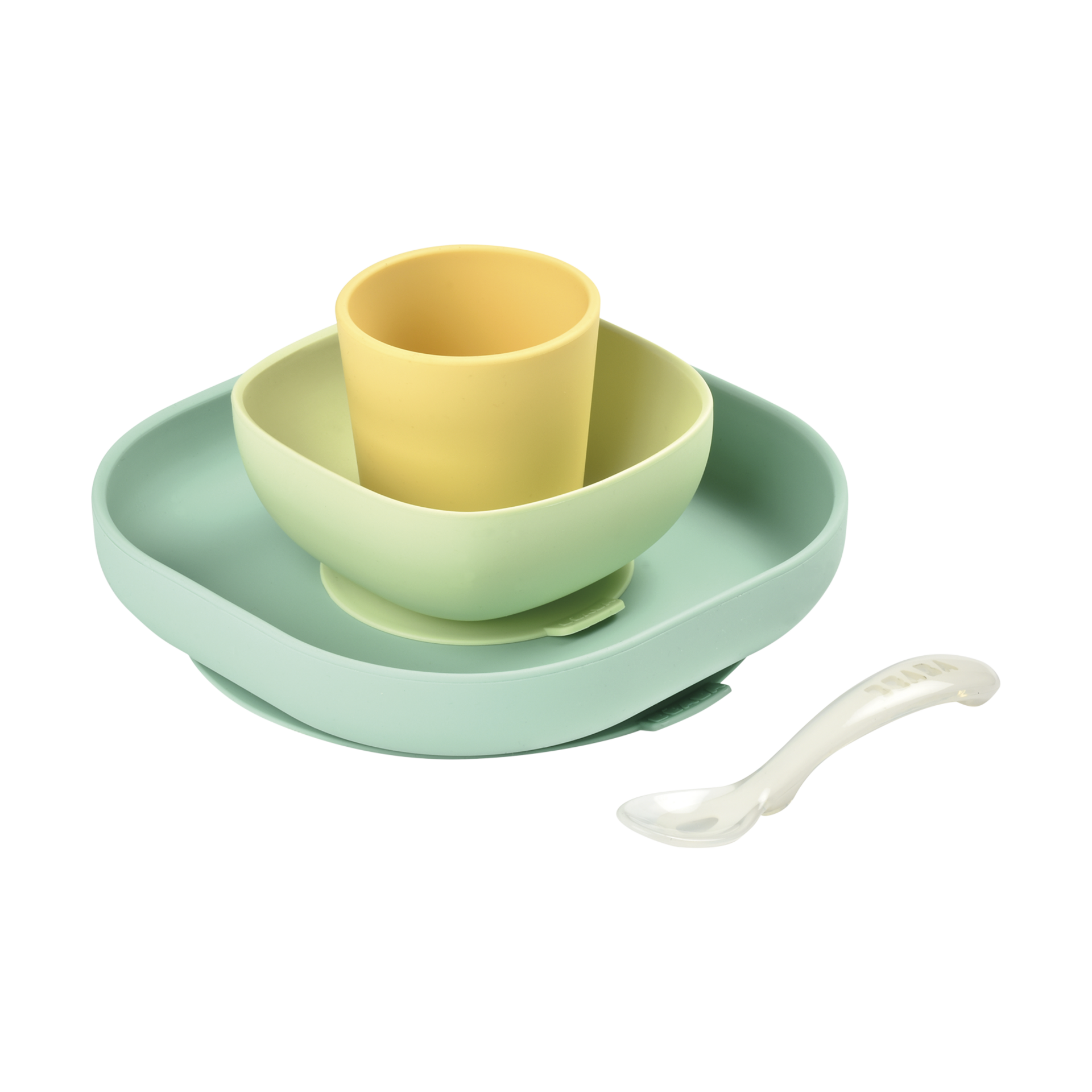 Beaba Silicone Suction Meal Set (Pack of 4).