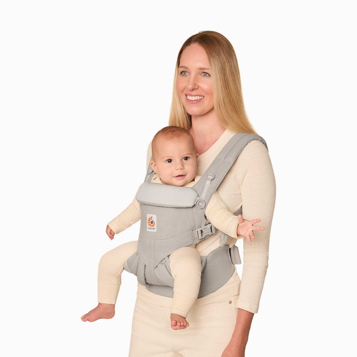 Ergobaby Omni Classic Carrier - Pearl Gray Cotton.