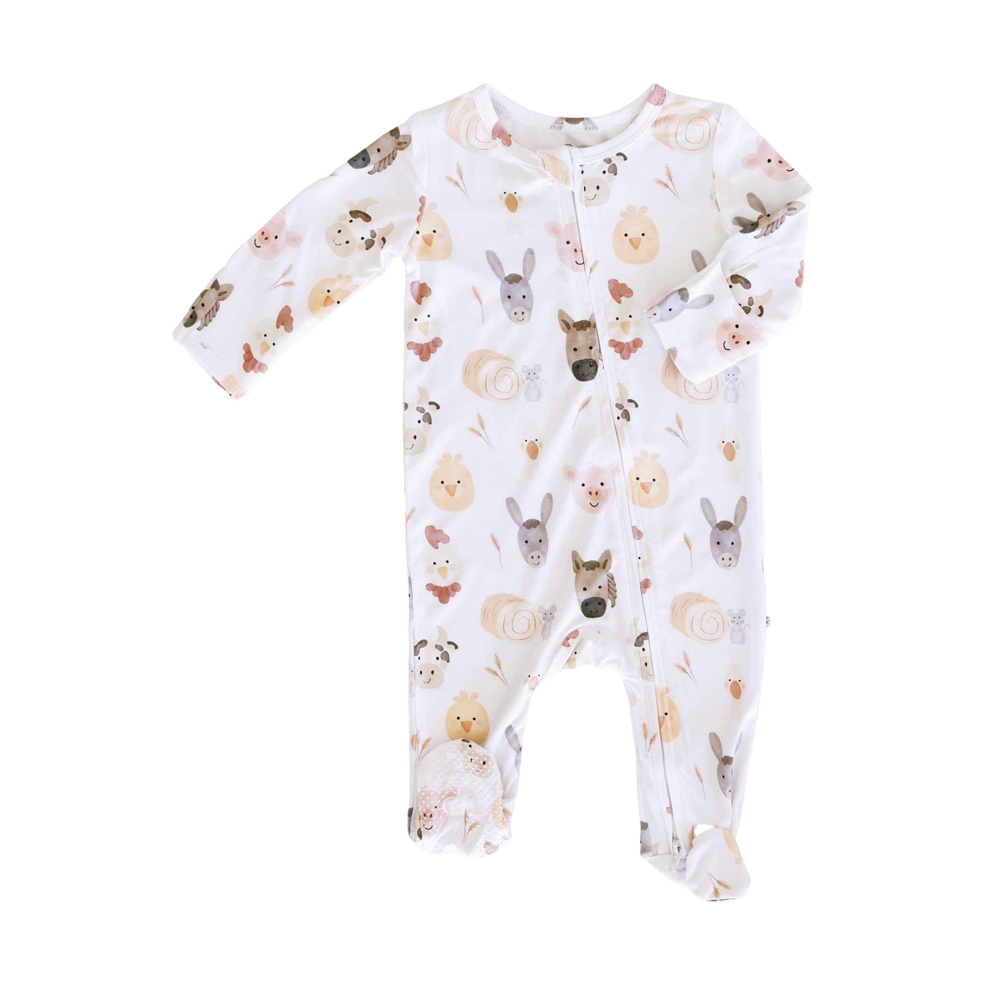 Caden Lane Zipper Footie.