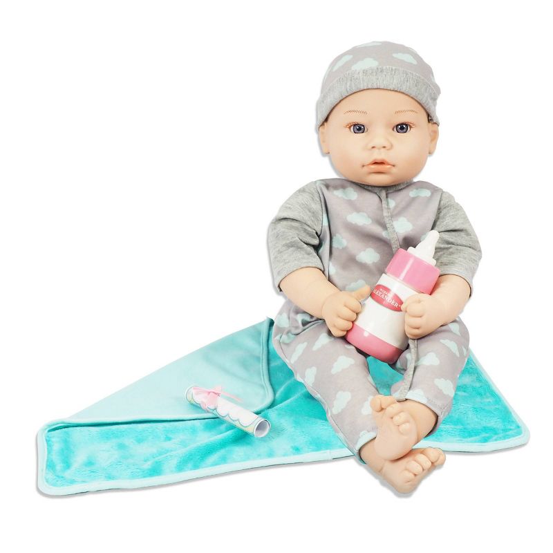Madame Alexander 18" Small Wonders Sweet & Happy Baby Bedtime Set.