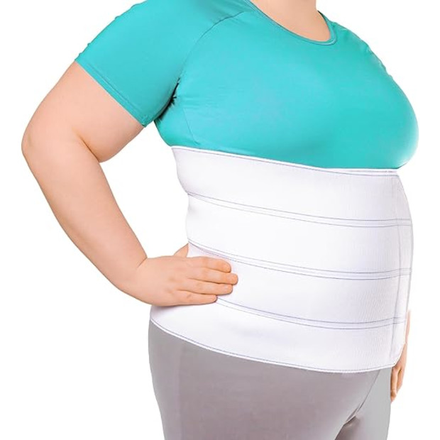 BraceAbility Plus Size Abdominal Binder.