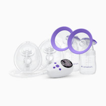 Lansinoh Thrive 2-in-1 Breast Pump - The Freedom of a Wearable Plus The Power of a Hospital-Strength Pump—All in one Sleek, Portable Design (Model P3)