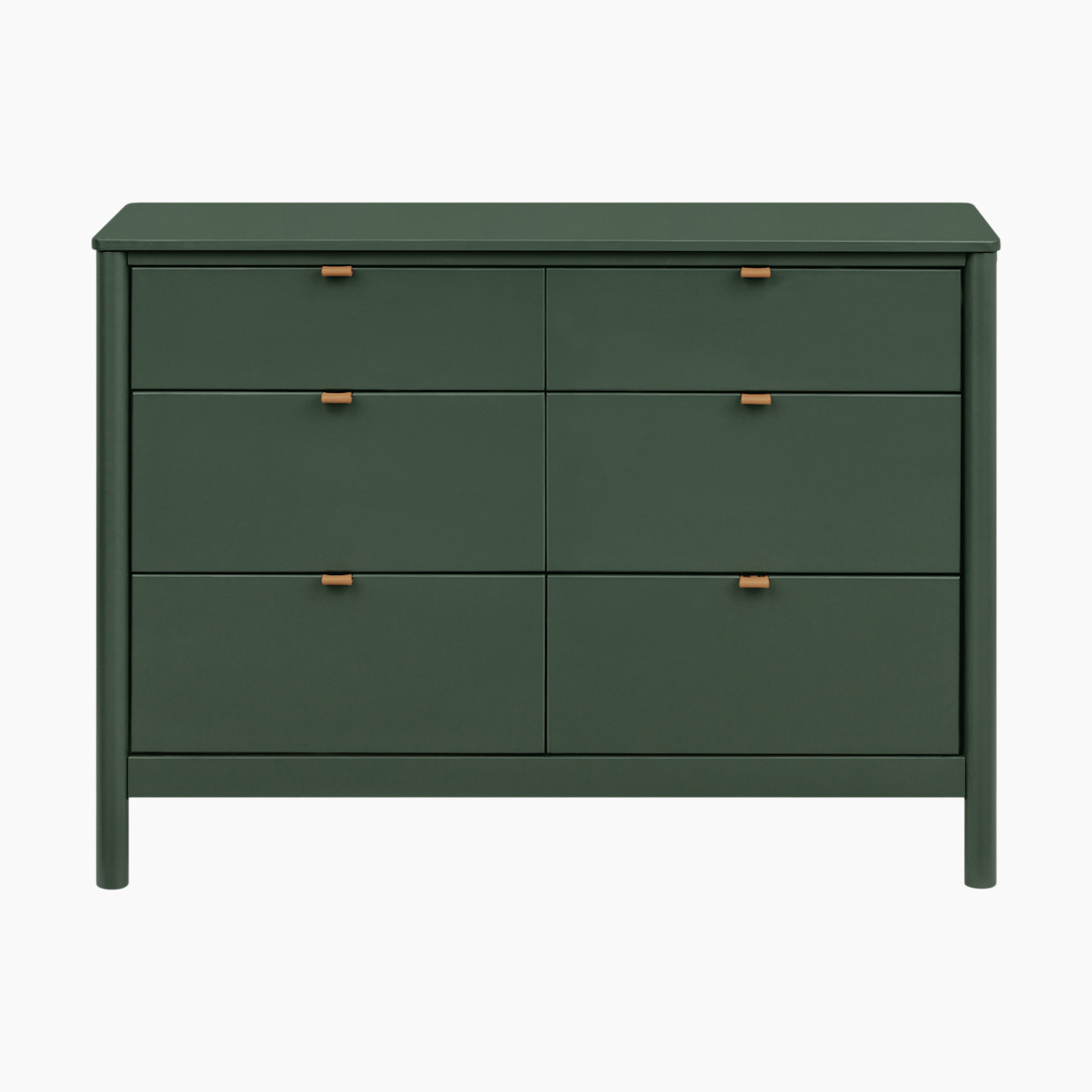 babyletto Bondi 6-Drawer Assembled Dresser - Forest Green.