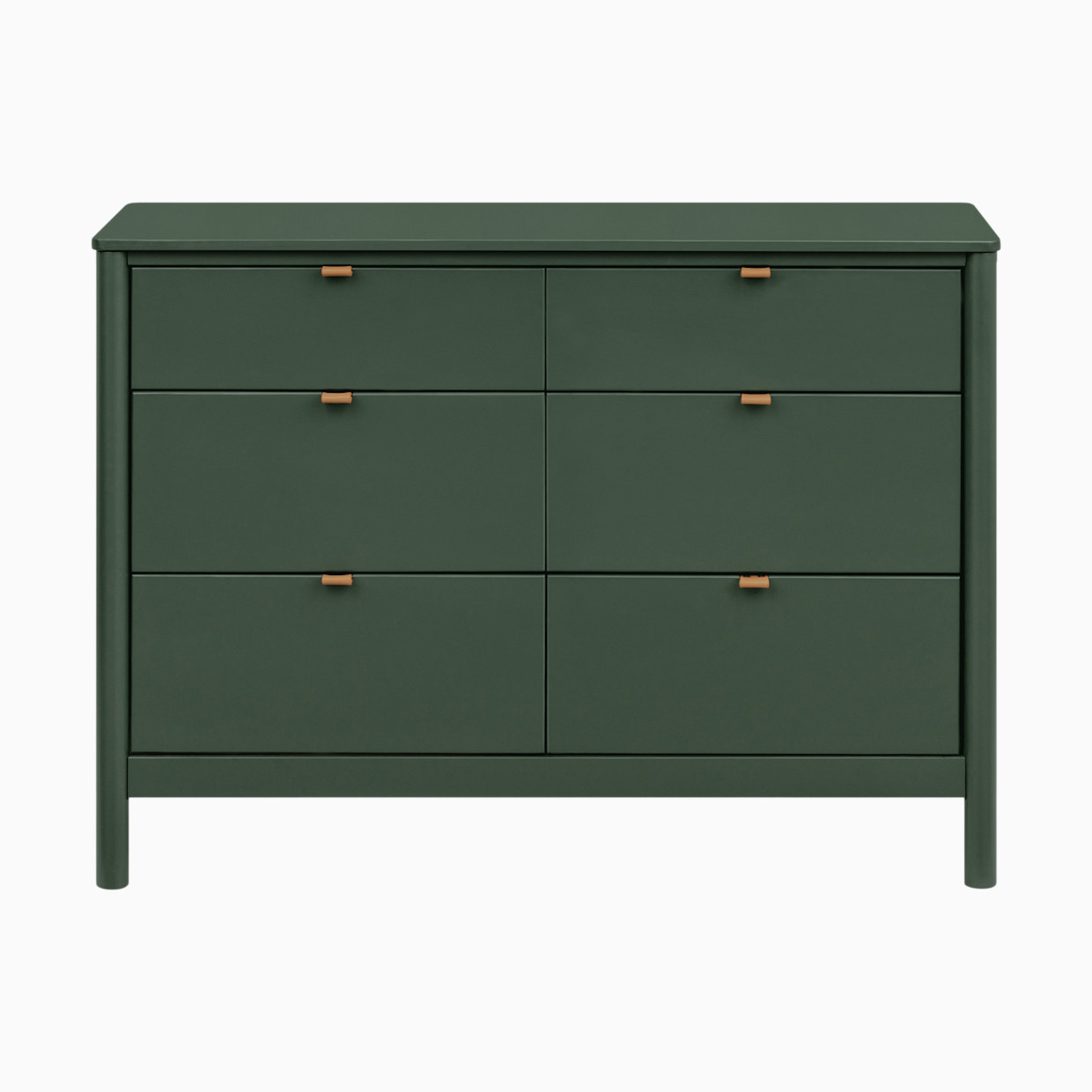 babyletto Bondi 6-Drawer Assembled Dresser - Forest Green.