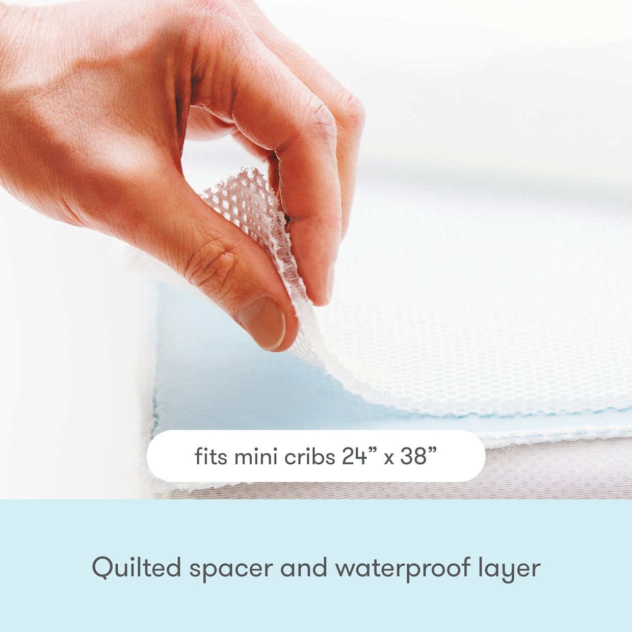 Newton Baby Waterproof Mini Crib Pad.