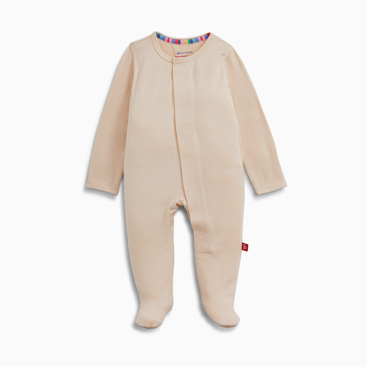 Magnetic Me Modal Magnetic Footie - Tan, Newborn.