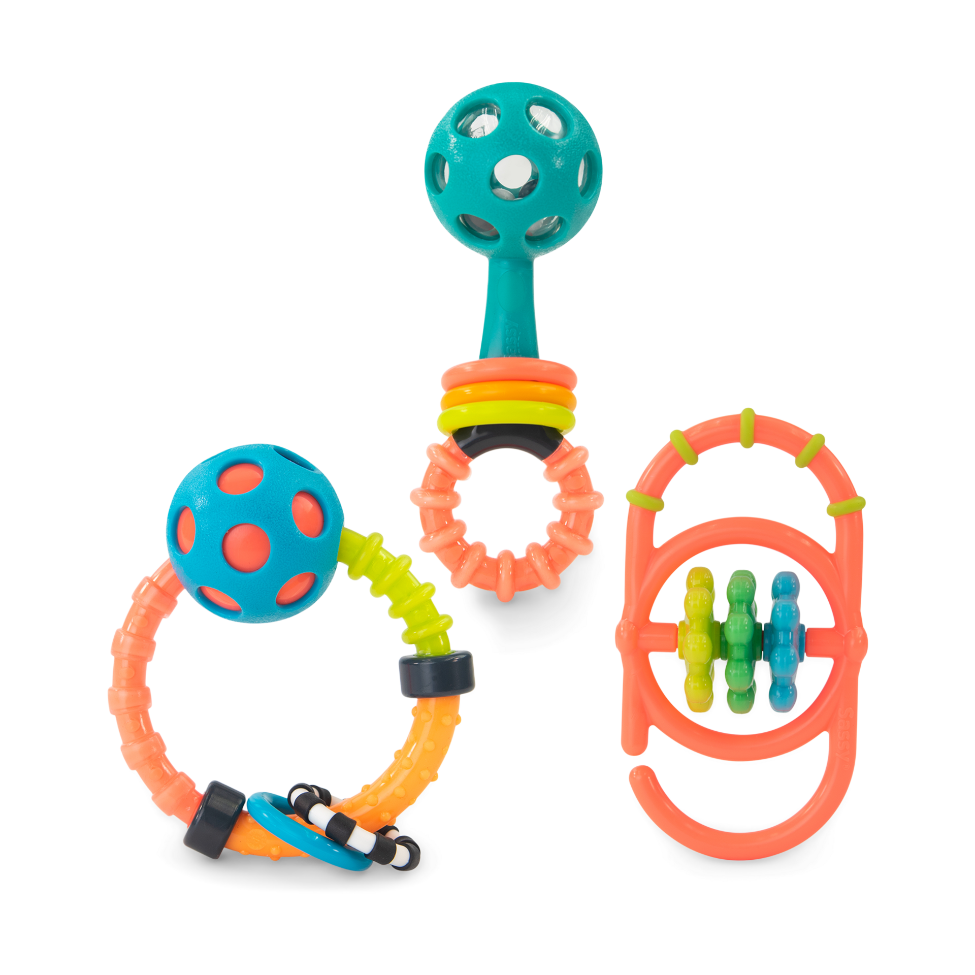 Sassy My First Rattles Newborn Gift Set.