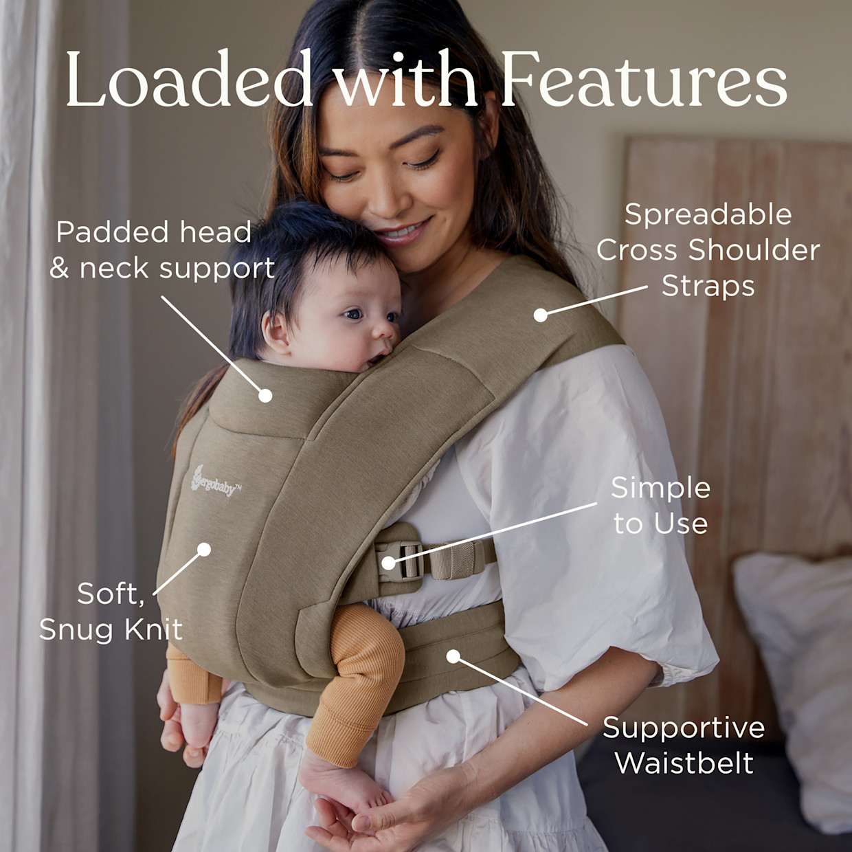 Ergobaby Embrace - Soft Olive.
