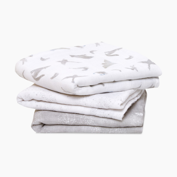 Aden + Anais Organic Muslin Squares (3 Pack) - Map The Stars.