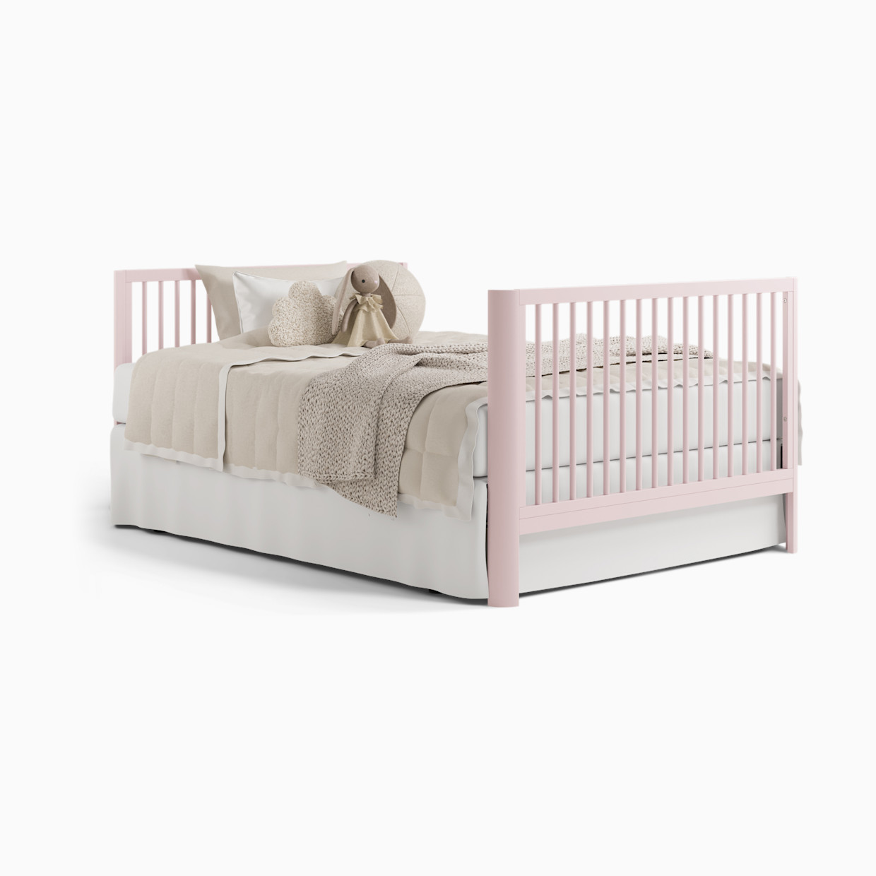Storkcraft Casablanca Deluxe 5-in-1 Convertible Crib with Drawer - Blush.