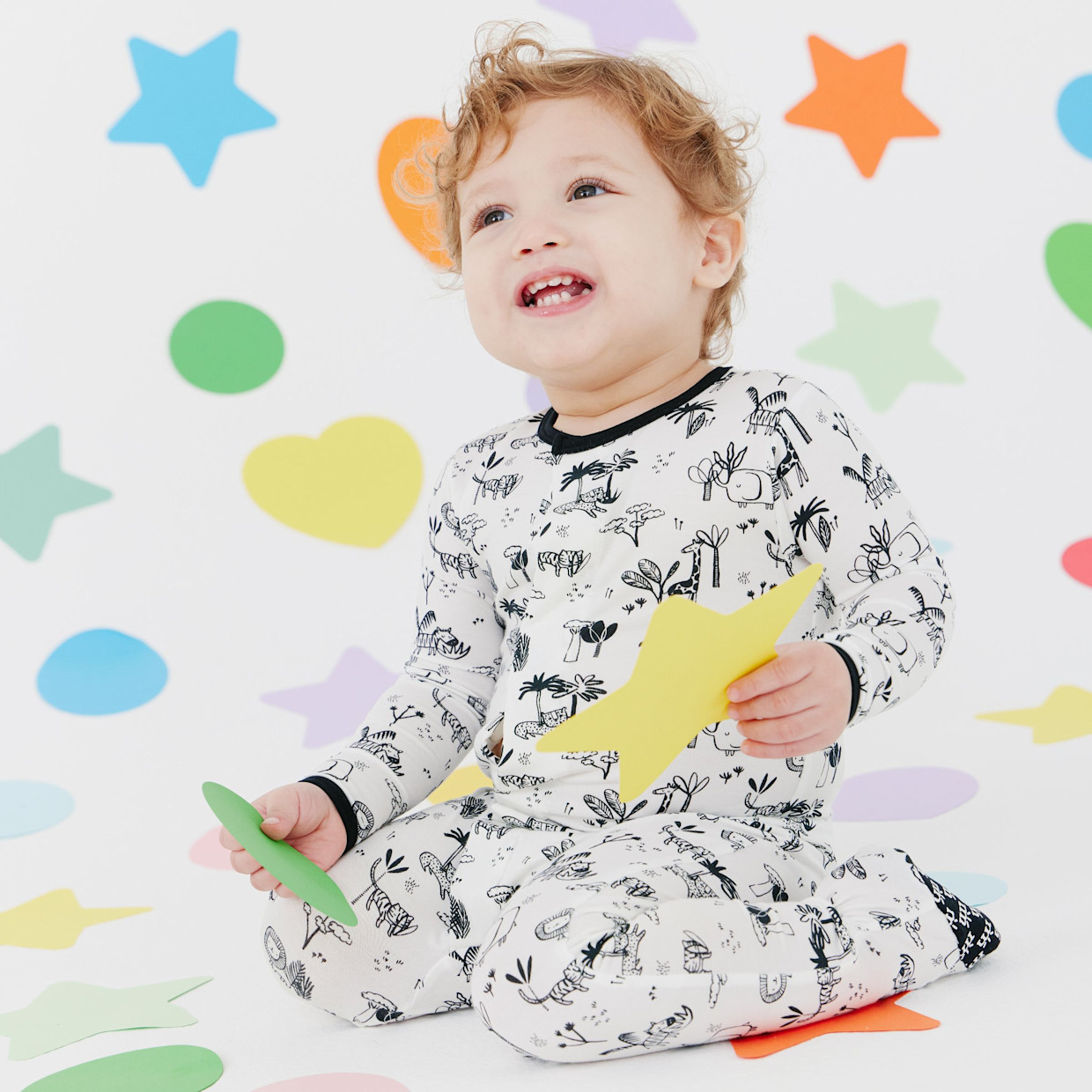 Magnetic Me Modal Magnetic Footie - Animal Safari, Newborn.