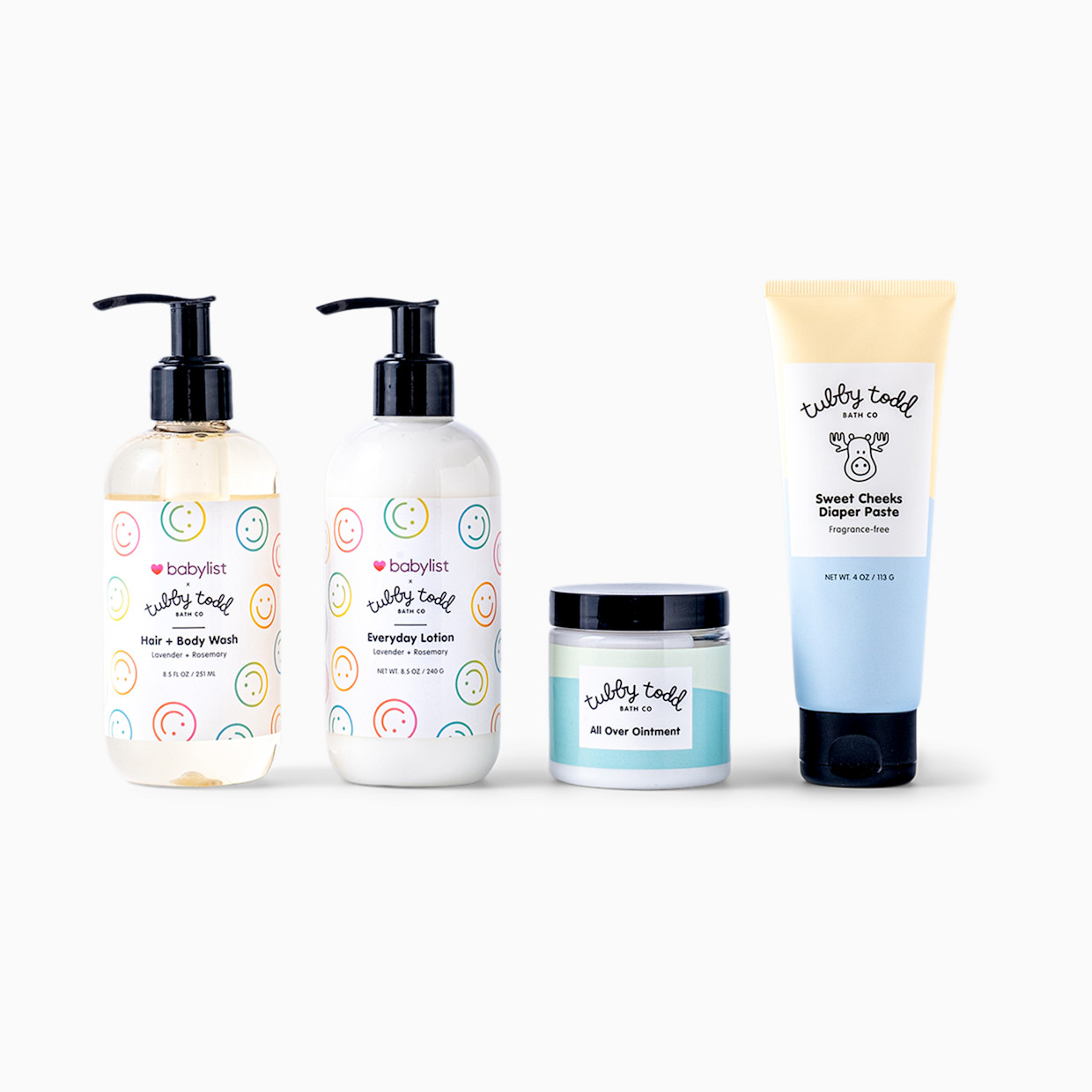 Tubby Todd Tubby Todd x Babylist Baby's First Year Skincare Gift Set - Lavender + Rosemary.