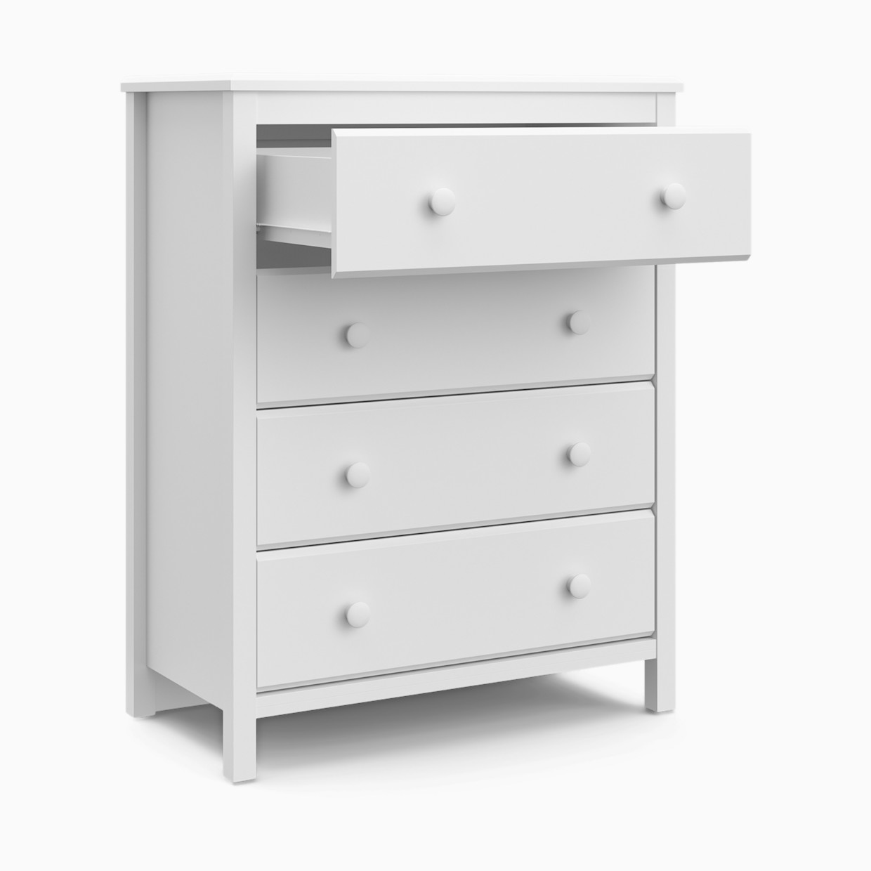 Storkcraft Alpine 4 Drawer Dresser - White.