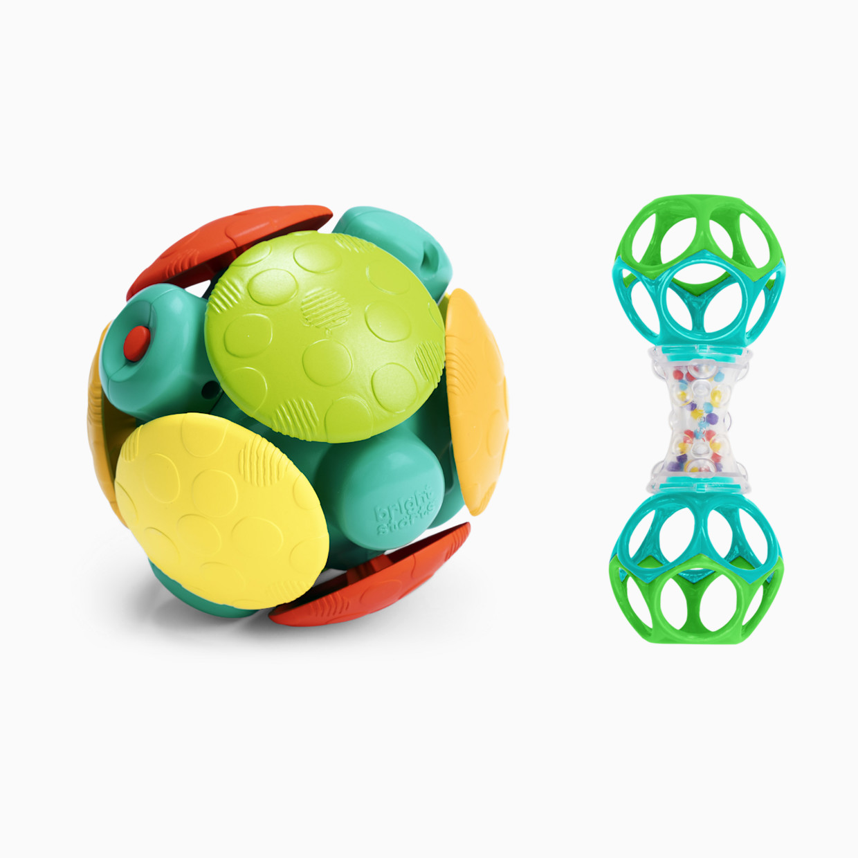Bright Starts Wobble & Rattle Gift Set, 2-PK.