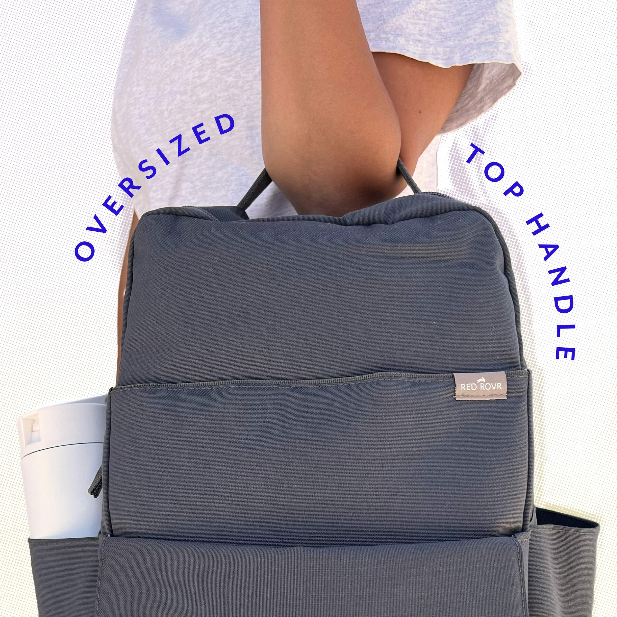 Little Unicorn Red Rovr Roo Lightweight Backpack Diaper Bag - Sage.