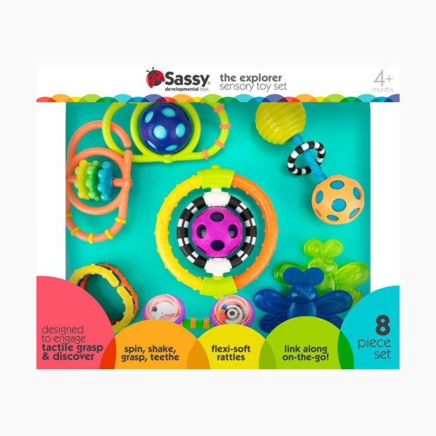Sassy The Explorer Sensory Toy Set (5 Toys).