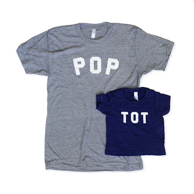 Pop and Tot Tee Set - $50.00.